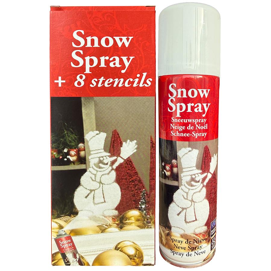 Snow Spray With Stencils